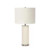 asztali lampa feher oaszlopos feher bura mugyanta krom modern minimnal elegans fem szovet.jpg